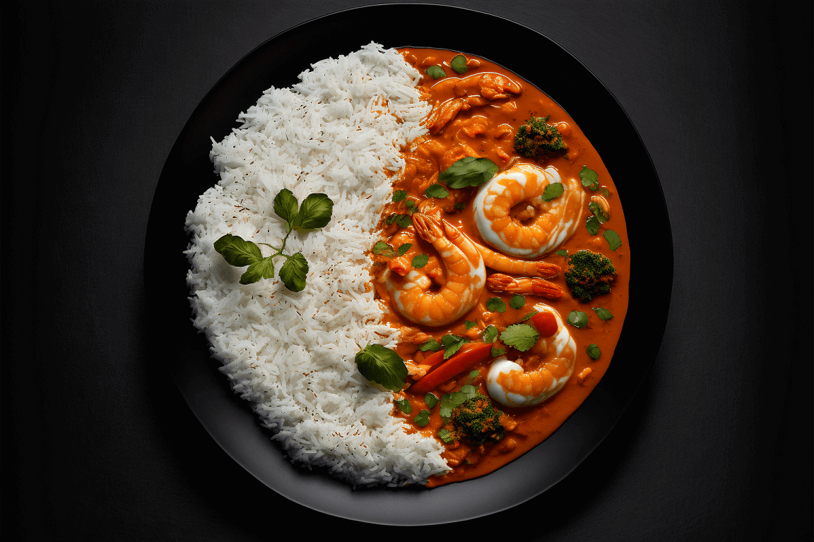 Keto coconut curry shrimp