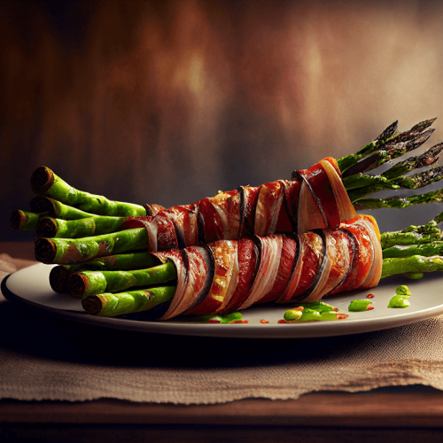 keto bacon wrapped asparagus