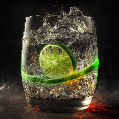 vodka lime cocktail