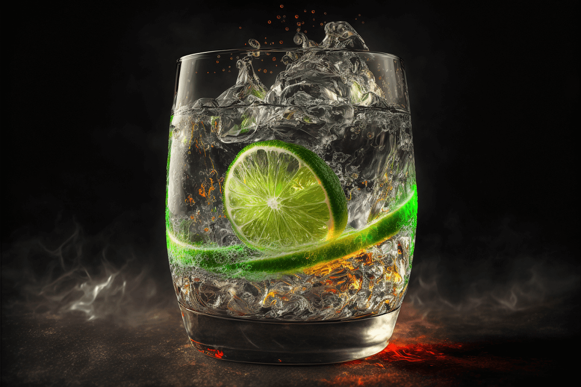 vodka lime cocktail